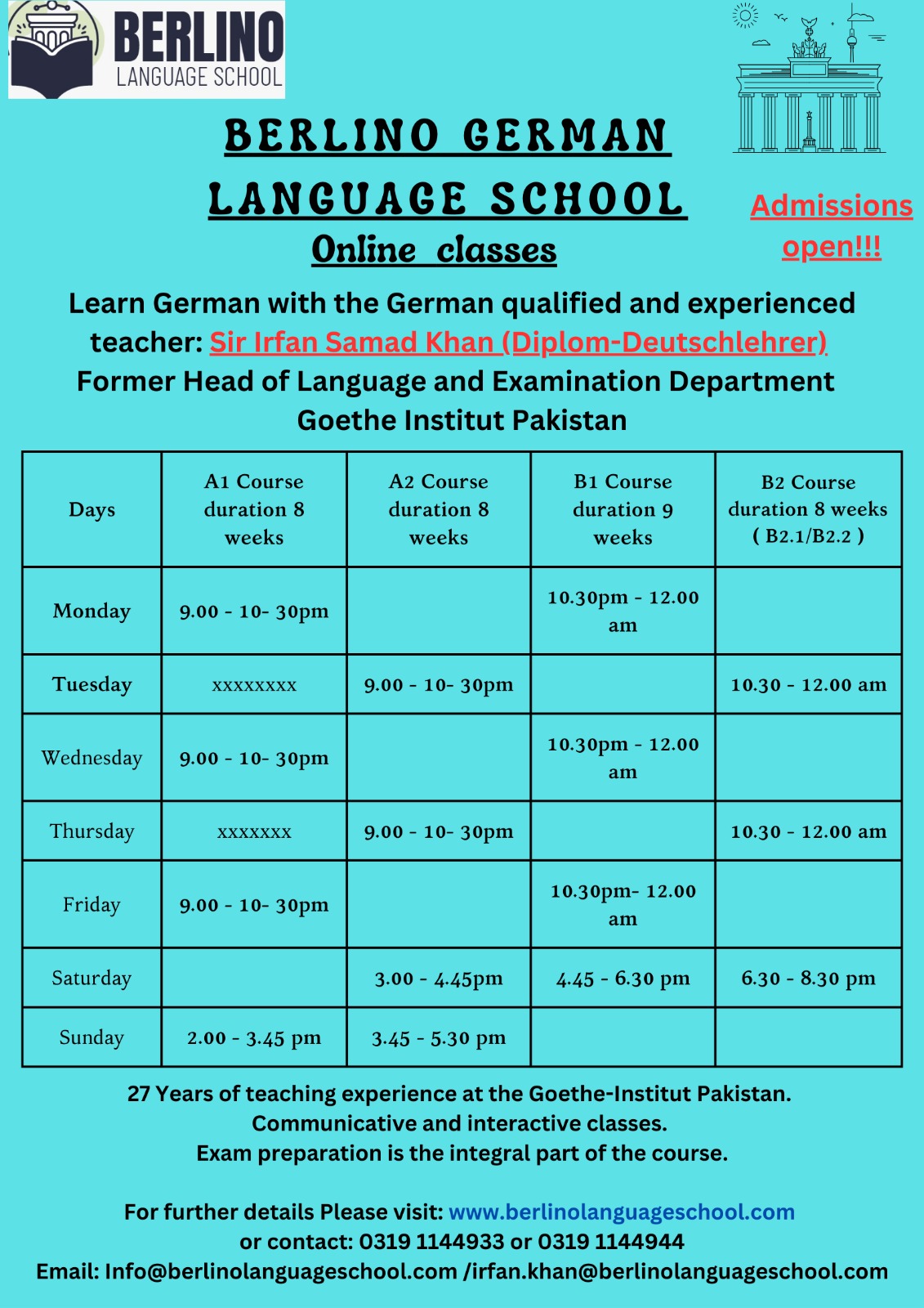 Berlino German Language School Learn German Language